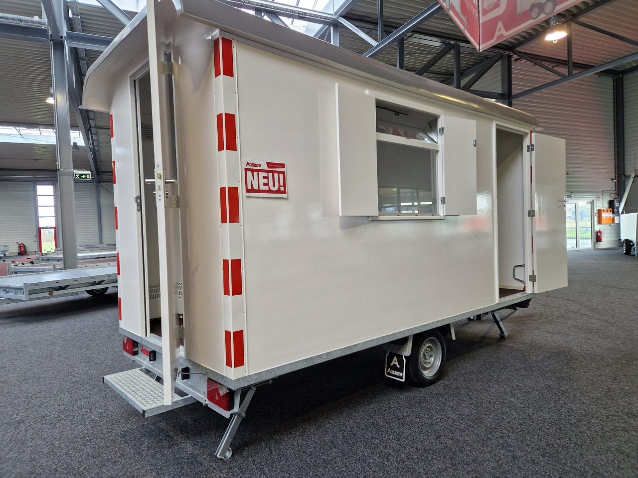 Bauwagen PTS 1400.390×188 Heizung Toilette 1400kg - Furgoonjärelhaagis: pilt 1 Bauwagen PTS 1400.390×188 Heizung Toilette 1400kg - Furgoonjärelhaagis: pilt 1