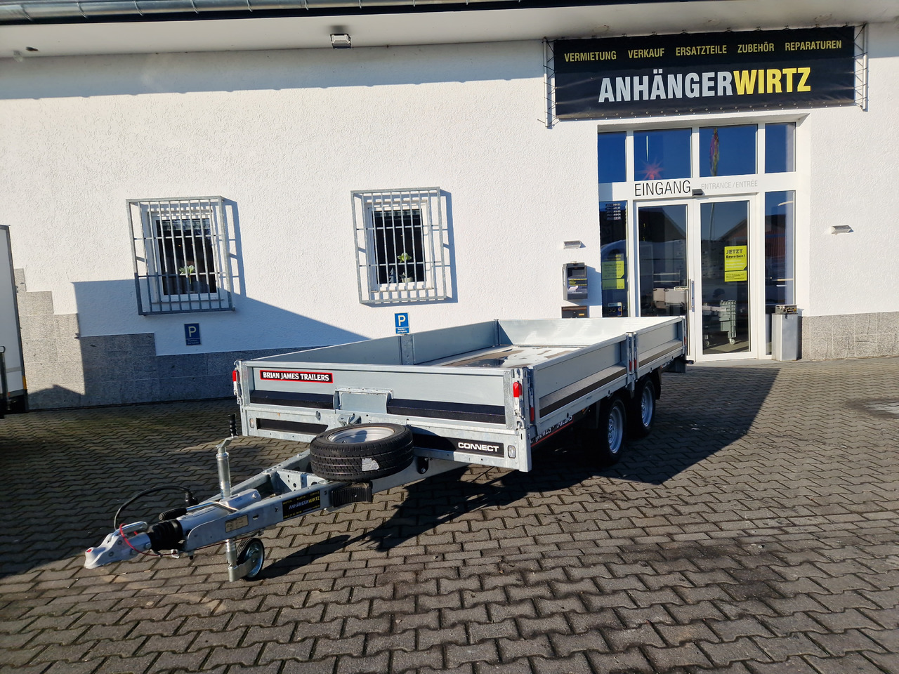 Brian James Trailer Connect 360x215x30cm Blackline Bordwände LED 12" (L) 3500kg - Platvormhaagis/ Madelhaagis: pilt 1 Brian James Trailer Connect 360x215x30cm Blackline Bordwände LED 12" (L) 3500kg - Platvormhaagis/ Madelhaagis: pilt 1