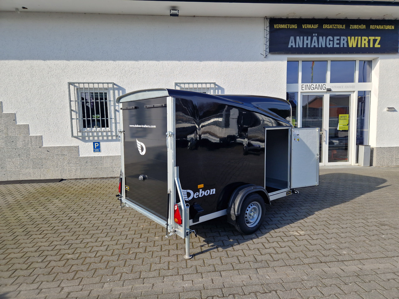 Furgoonjärelhaagis Debon Cargo 1300 300x152x168cm black Seitentür aerodynamik Pullman II 100km/H 1300kg Februar Aktion: pilt 10