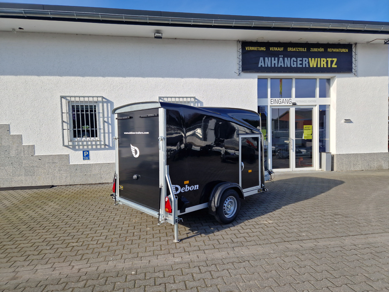 Furgoonjärelhaagis Debon Cargo 1300 300x152x168cm black Seitentür aerodynamik Pullman II 100km/H 1300kg Februar Aktion: pilt 15