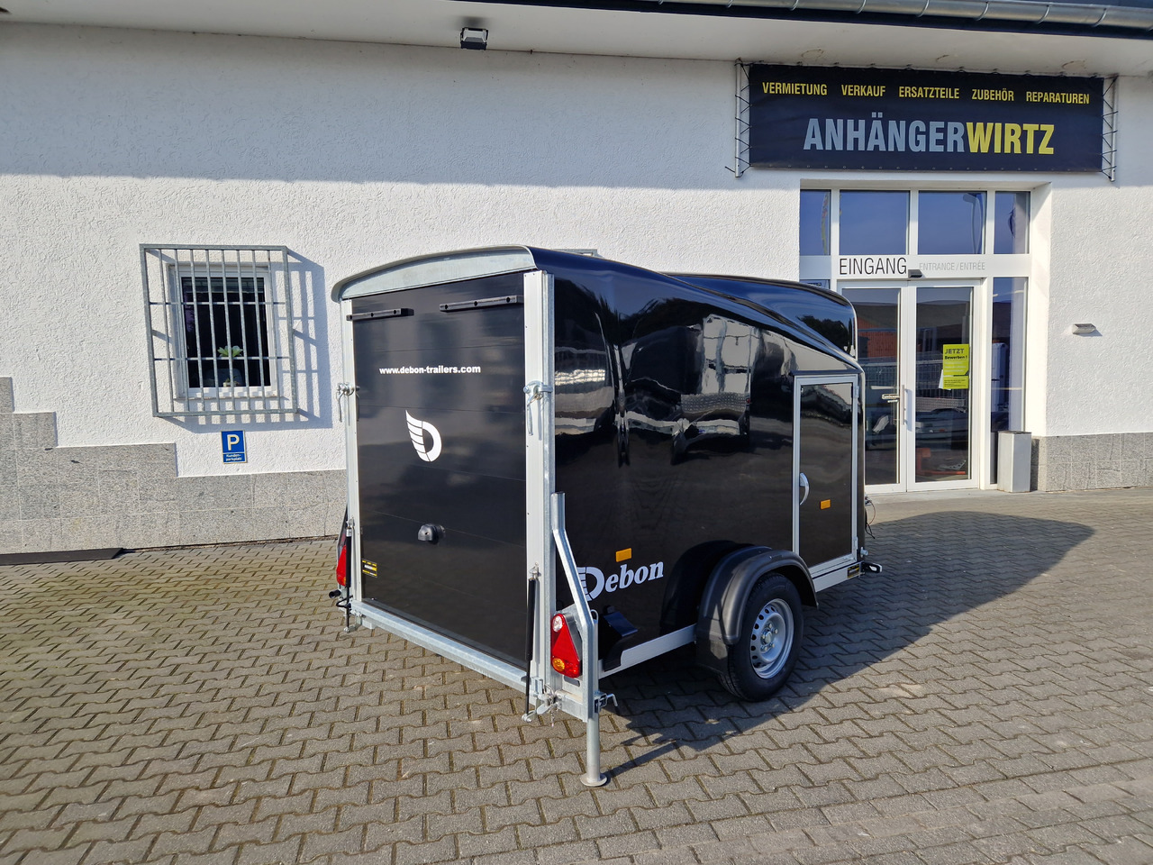 Furgoonjärelhaagis Debon Cargo 1300 300x152x168cm black Seitentür aerodynamik Pullman II 100km/H 1300kg Februar Aktion: pilt 18