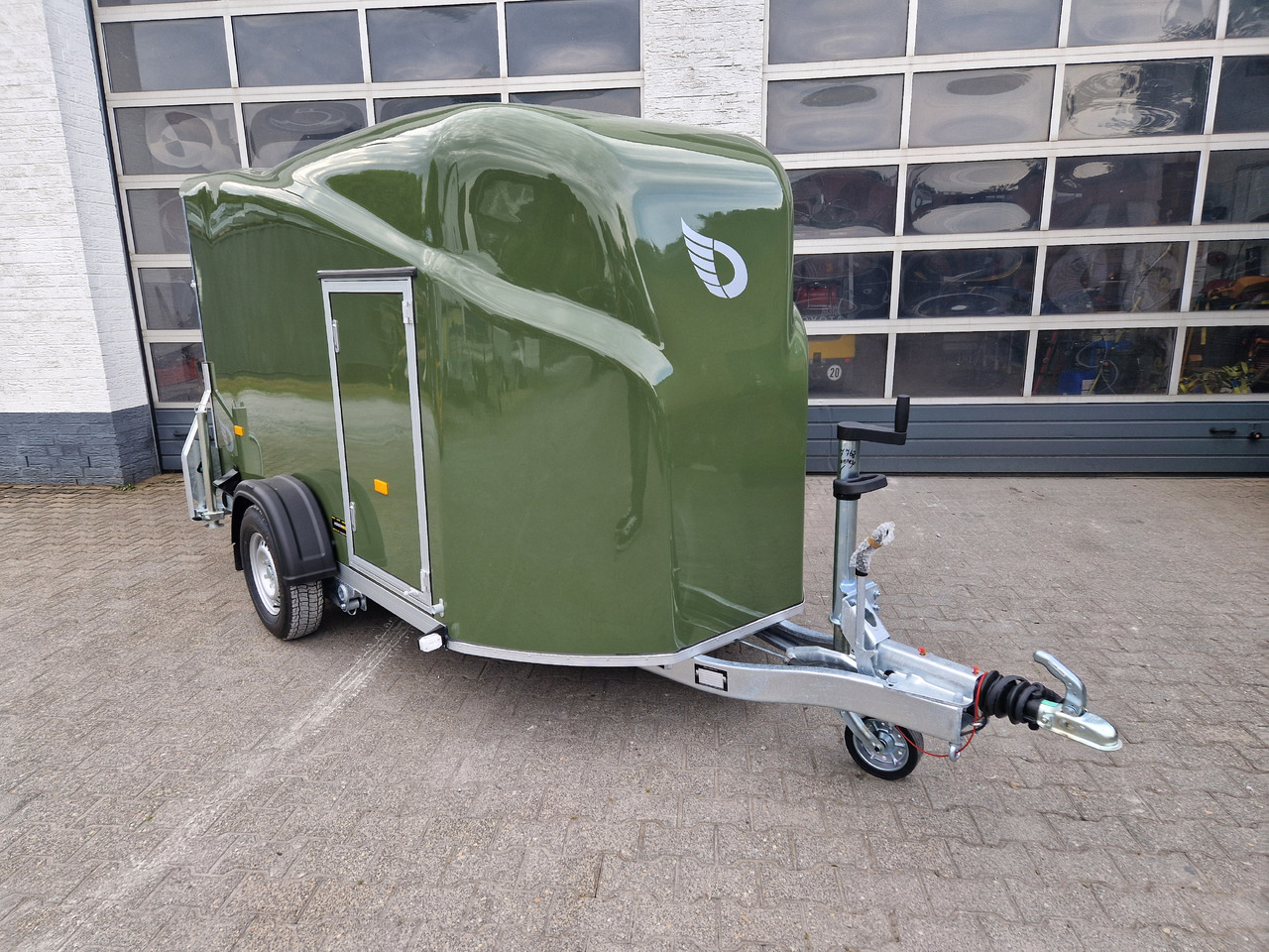 Furgoonjärelhaagis Debon Cargo 1300 300x152x168cm natur green Seitentür Pullman 1300kg 100km/H: pilt 1