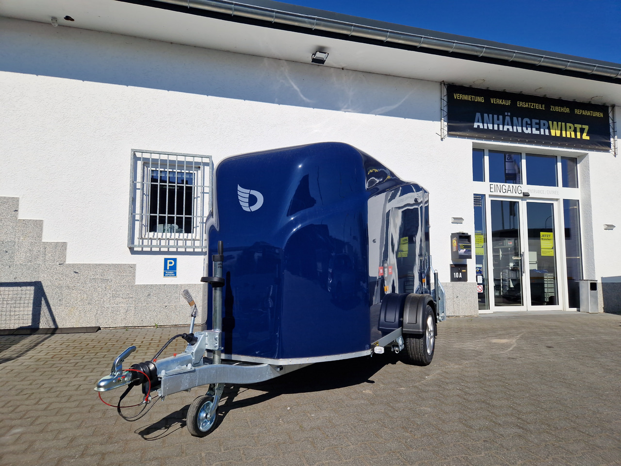 Debon Cargo 1300 300x152x168cm royal blau Seitentür Alufelgen Pullman 1300kg 100km/H Modell 2025 - Auto järelhaagis: pilt 5 Debon Cargo 1300 300x152x168cm royal blau Seitentür Alufelgen Pullman 1300kg 100km/H Modell 2025 - Auto järelhaagis: pilt 5