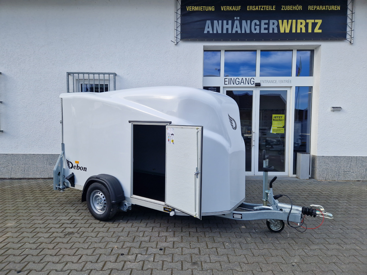 Debon Cargo 1300 300x152x168cm white Seitentür Pullman II 100km/H 1300kg Modell 2025 - Furgoonjärelhaagis: pilt 2 Debon Cargo 1300 300x152x168cm white Seitentür Pullman II 100km/H 1300kg Modell 2025 - Furgoonjärelhaagis: pilt 2