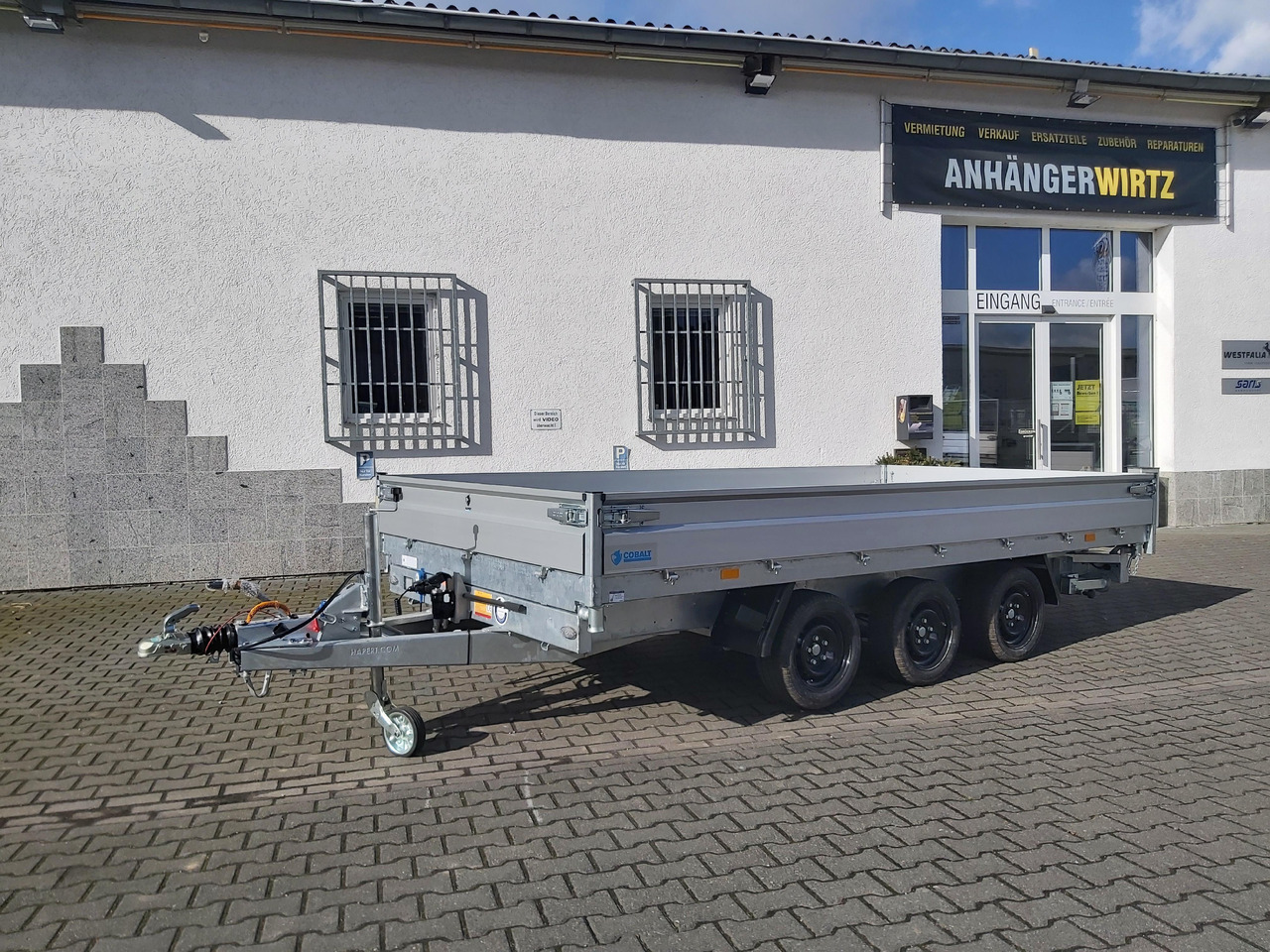 Hapert COBALT HM-3 405x200x30cm Ferro Elektro + NHP Rampen Heckstützen Tridem 3500kg Abverkauf - Kalluri järelhaagis: pilt 2 Hapert COBALT HM-3 405x200x30cm Ferro Elektro + NHP Rampen Heckstützen Tridem 3500kg Abverkauf - Kalluri järelhaagis: pilt 2