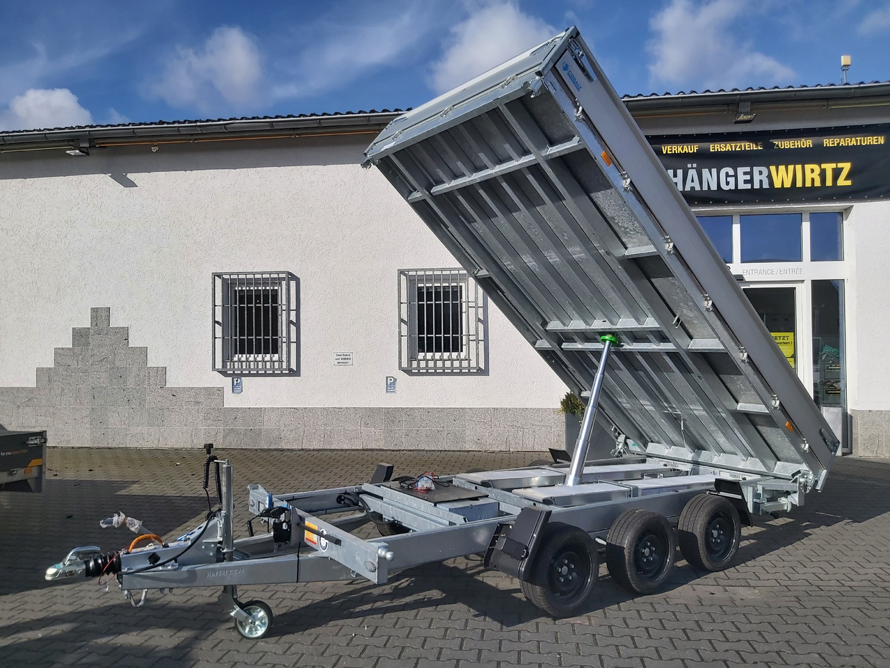 Hapert COBALT HM-3 405x200x30cm Ferro Elektro + NHP Rampen Heckstützen Tridem 3500kg Abverkauf - Kalluri järelhaagis: pilt 1 Hapert COBALT HM-3 405x200x30cm Ferro Elektro + NHP Rampen Heckstützen Tridem 3500kg Abverkauf - Kalluri järelhaagis: pilt 1