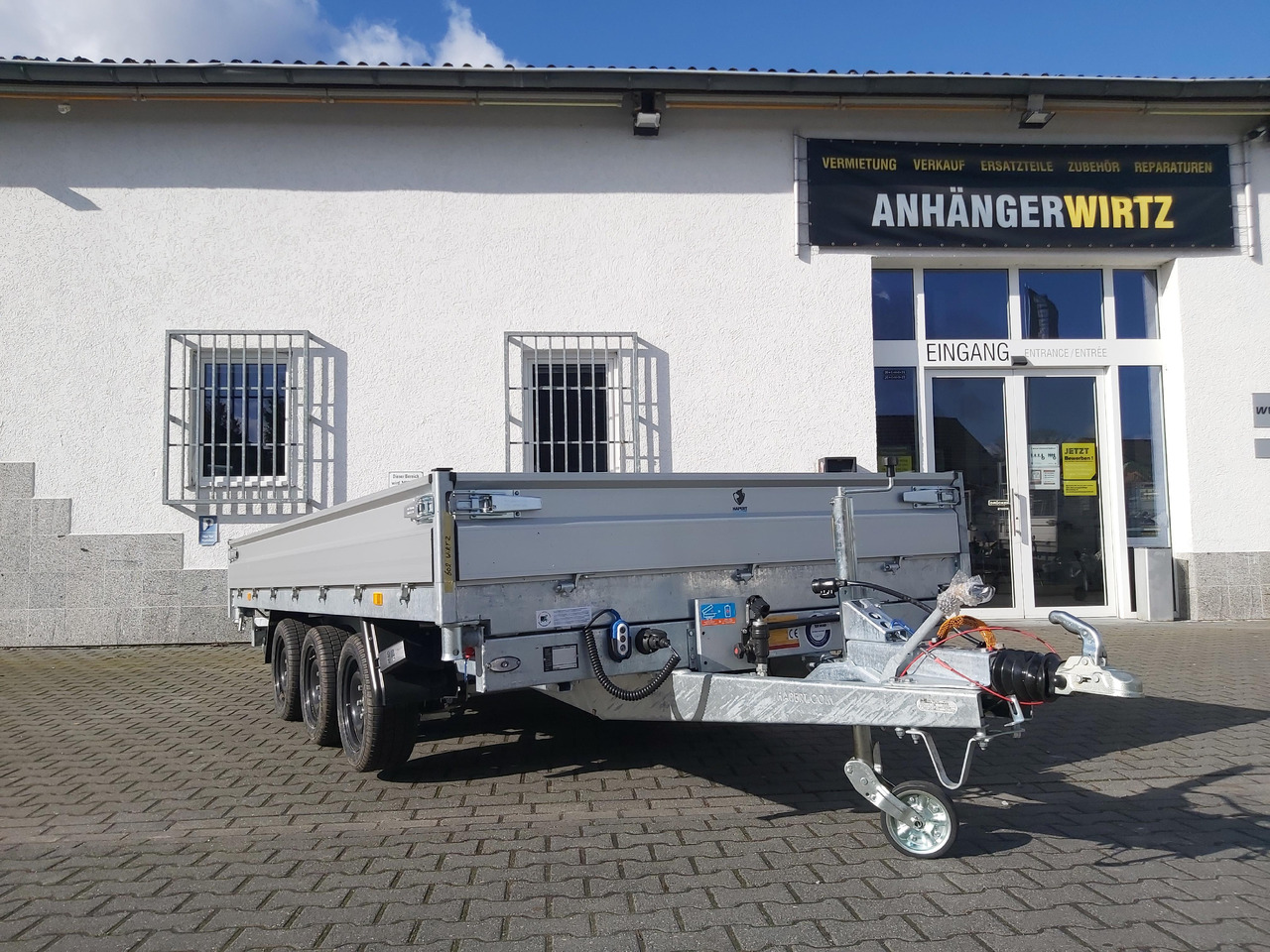 Hapert COBALT HM-3 405x200x30cm Ferro Elektro + NHP Rampen Heckstützen Tridem 3500kg Abverkauf - Kalluri järelhaagis: pilt 3 Hapert COBALT HM-3 405x200x30cm Ferro Elektro + NHP Rampen Heckstützen Tridem 3500kg Abverkauf - Kalluri järelhaagis: pilt 3