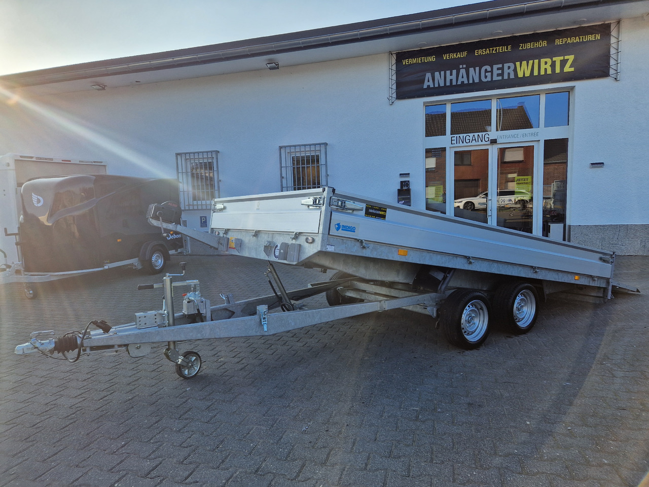 Hapert Indigo HT-2 405x201x30cm ankippbar Heckklappe Seilwinde 3500kg - Ehitustehnika haagis: pilt 1 Hapert Indigo HT-2 405x201x30cm ankippbar Heckklappe Seilwinde 3500kg - Ehitustehnika haagis: pilt 1