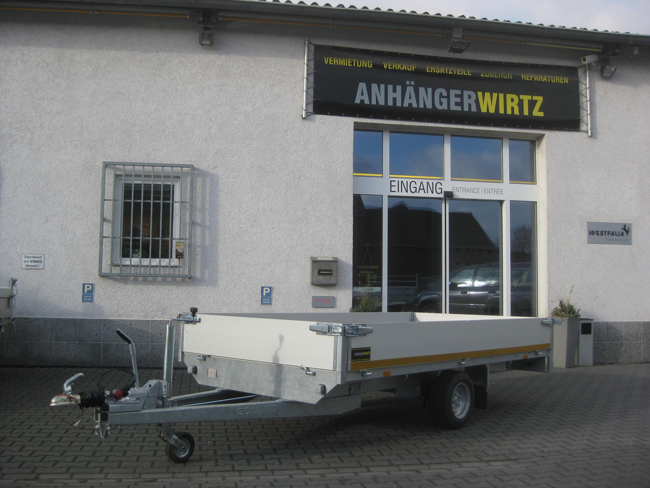 Hochlader 310x160x30cm Lfh: 56cm 10" niedrig Fahrwerk (M) 1500kg - Auto järelhaagis: pilt 3 Hochlader 310x160x30cm Lfh: 56cm 10" niedrig Fahrwerk (M) 1500kg - Auto järelhaagis: pilt 3