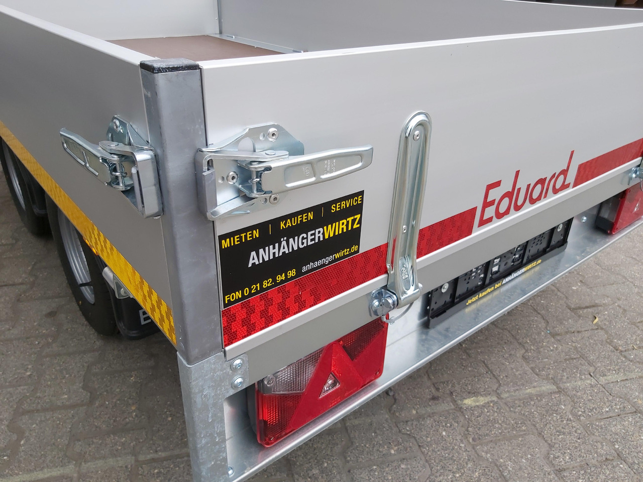 Platvormhaagis/ Madelhaagis Hochlader light 2514 250x145x30cm Lfh: 56cm niedrig Fahrgestell 10" (S) 2000kg budget Aktion: pilt 8