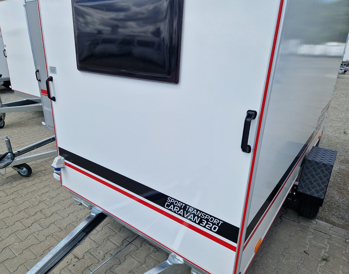 Koffer Camp TFS ST 320.01 320x150x180cm Premium Rampe Seitentür Fenster Bett 1300kg 100km/H - Haagissuvila: pilt 2 Koffer Camp TFS ST 320.01 320x150x180cm Premium Rampe Seitentür Fenster Bett 1300kg 100km/H - Haagissuvila: pilt 2