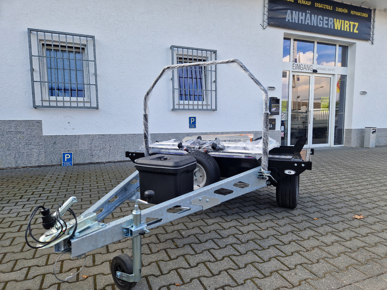 Motorradanhänger Motocamp 1 750 quer 200x107cm Motorrad Roller Fahrrad black 750kg - Mootorratta haagis: pilt 2 Motorradanhänger Motocamp 1 750 quer 200x107cm Motorrad Roller Fahrrad black 750kg - Mootorratta haagis: pilt 2