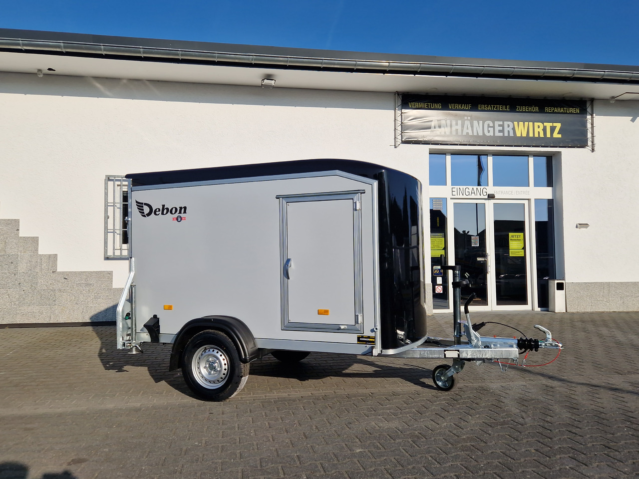 Roadster Sport C255 252x125x154cm aero Sandwich silvergrey Poly black Seitentür 1300kg - Auto järelhaagis: pilt 3 Roadster Sport C255 252x125x154cm aero Sandwich silvergrey Poly black Seitentür 1300kg - Auto järelhaagis: pilt 3