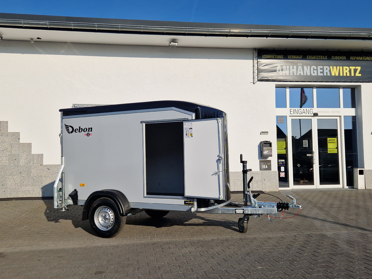 Roadster Sport C255 252x125x154cm aero Sandwich silvergrey Poly black Seitentür 1300kg - Auto järelhaagis: pilt 4 Roadster Sport C255 252x125x154cm aero Sandwich silvergrey Poly black Seitentür 1300kg - Auto järelhaagis: pilt 4