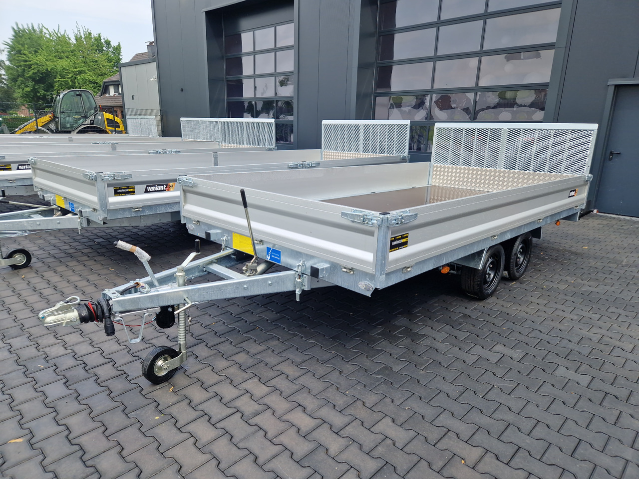 Variant Maschinentransporter 3542 UX Maxi Load Tandem Parabelfeder LED Felgen black 3500kg - Ehitustehnika haagis: pilt 1 Variant Maschinentransporter 3542 UX Maxi Load Tandem Parabelfeder LED Felgen black 3500kg - Ehitustehnika haagis: pilt 1