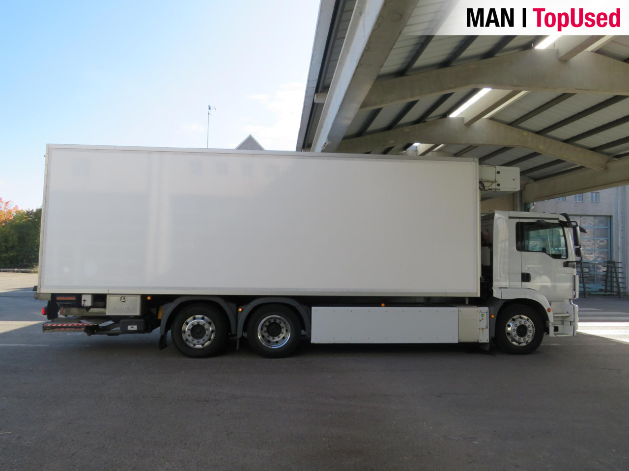 Külmutiga veoauto, Elektriveok MAN eTGM 26.360 E 6X2-4 LL Kühlkoffer Klima Luftfeder: pilt 14