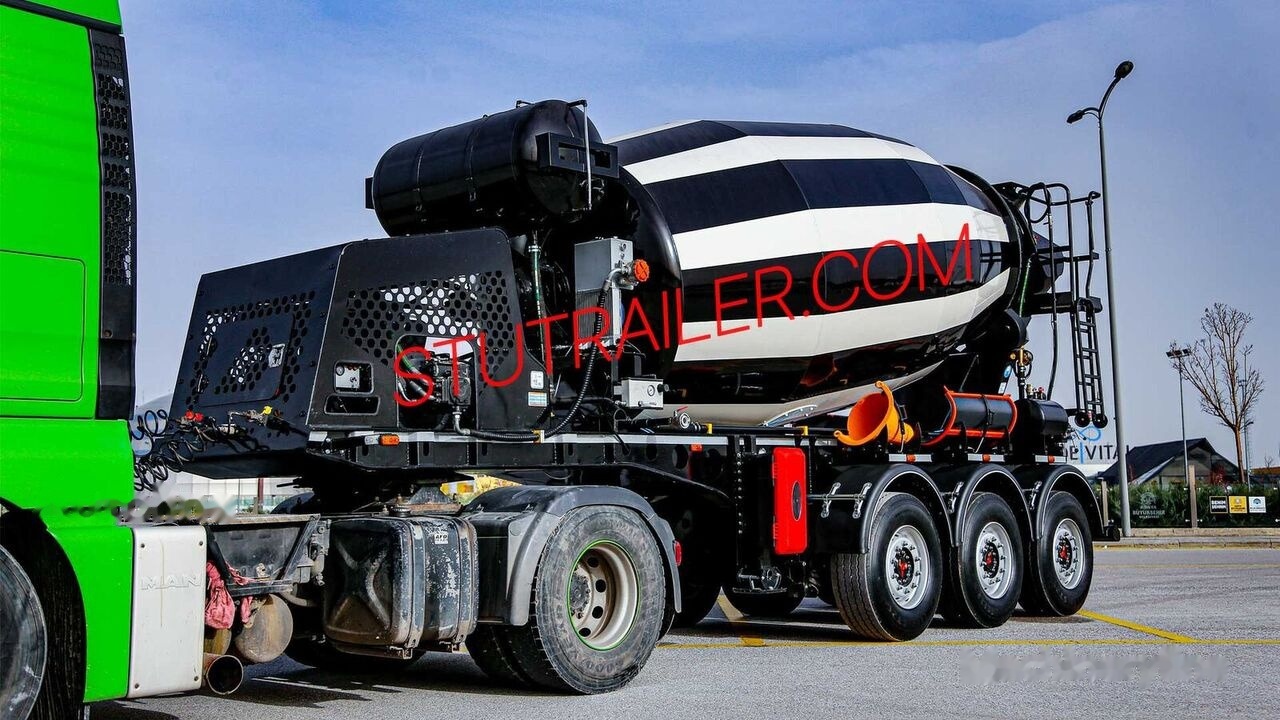 STU 14,7m3 Concrete Mixer Trailer - Betooniveo poolhaagis: pilt 4 STU 14,7m3 Concrete Mixer Trailer - Betooniveo poolhaagis: pilt 4