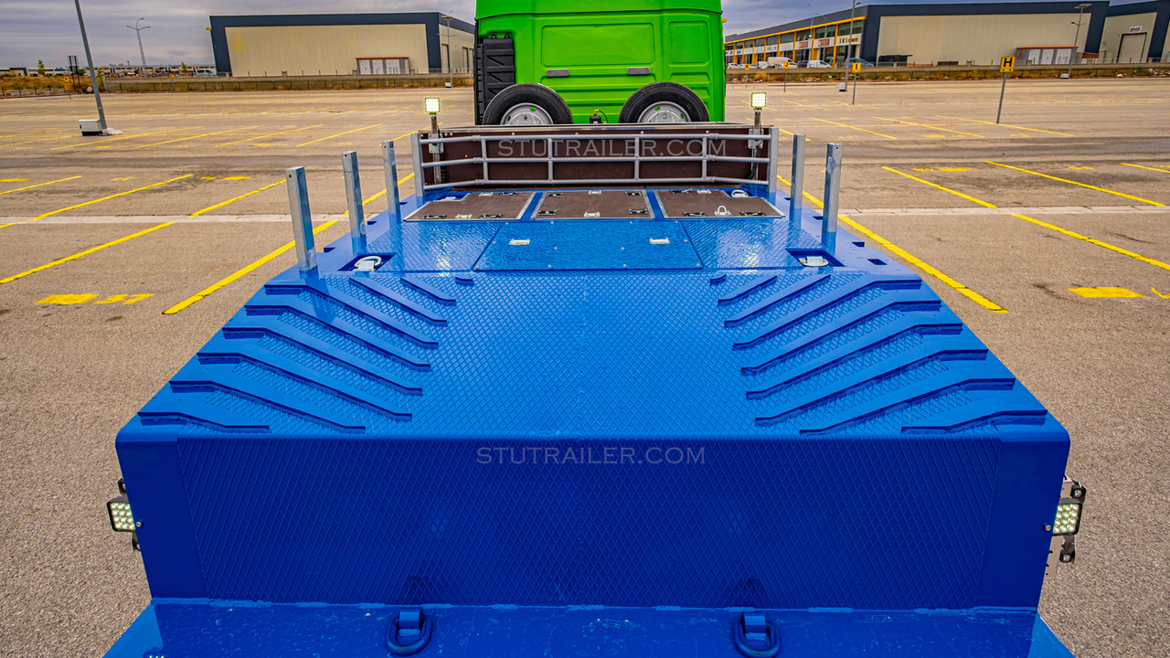 Uus Madal platvormpoolhaagis STU 5 Axle Hydraulic Steering Extendable Low Laoder: pilt 18 Uus Madal platvormpoolhaagis STU 5 Axle Hydraulic Steering Extendable Low Laoder: pilt 18