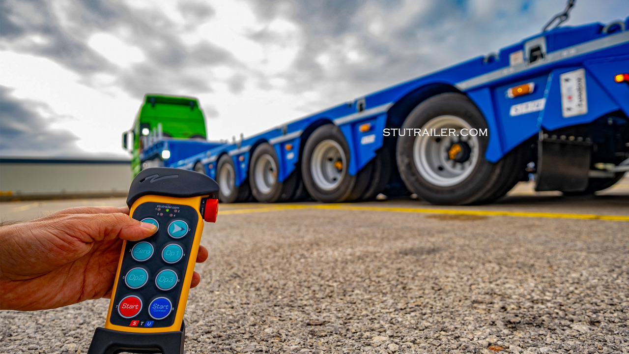 STU 5 Axle Hydraulic Steering Extendable Low Laoder - Madal platvormpoolhaagis: pilt 4 STU 5 Axle Hydraulic Steering Extendable Low Laoder - Madal platvormpoolhaagis: pilt 4