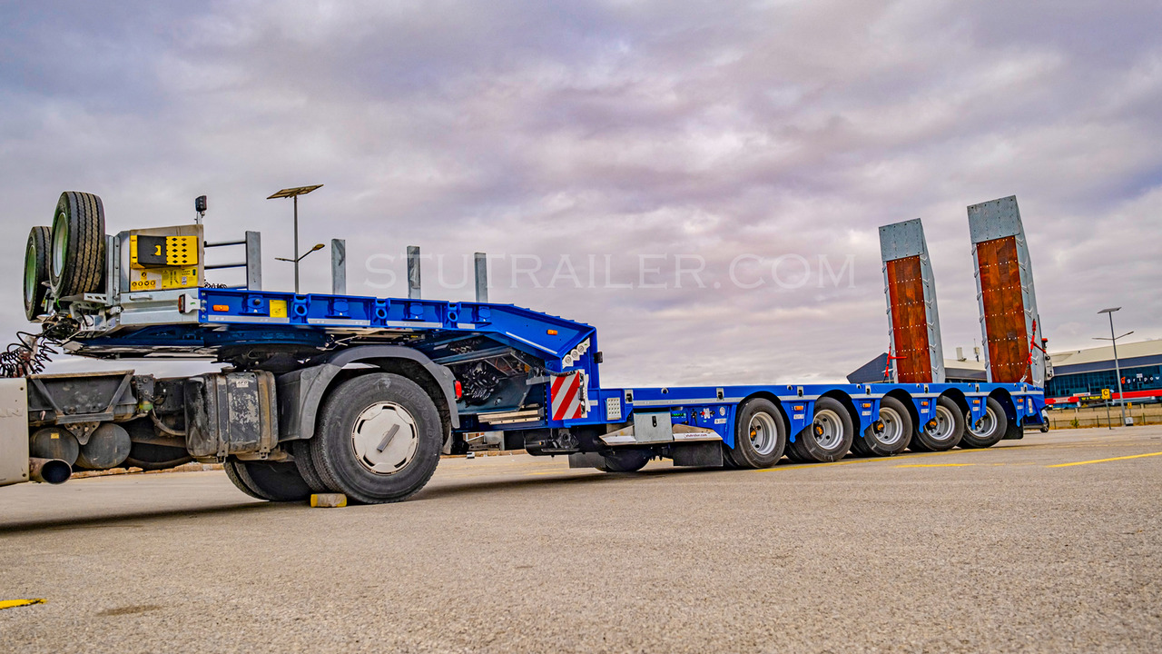 Uus Madal platvormpoolhaagis STU 5 Axle Hydraulic Steering Extendable Low Laoder: pilt 20 Uus Madal platvormpoolhaagis STU 5 Axle Hydraulic Steering Extendable Low Laoder: pilt 20