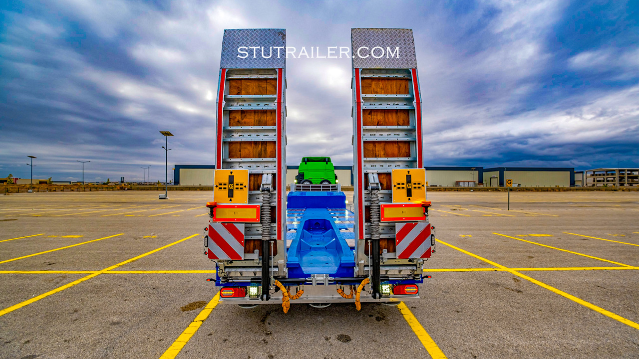 Uus Madal platvormpoolhaagis STU 5 Axle Hydraulic Steering Extendable Low Laoder: pilt 22 Uus Madal platvormpoolhaagis STU 5 Axle Hydraulic Steering Extendable Low Laoder: pilt 22