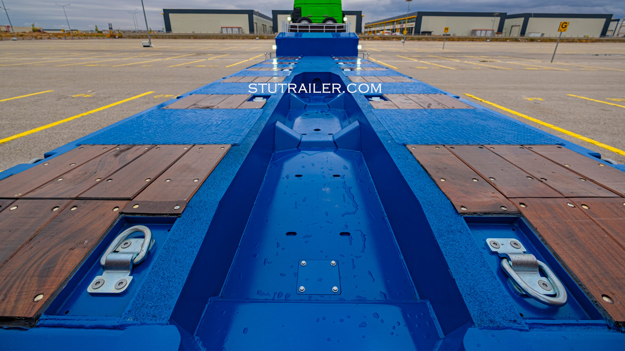 Uus Madal platvormpoolhaagis STU 5 Axle Hydraulic Steering Extendable Low Laoder: pilt 11 Uus Madal platvormpoolhaagis STU 5 Axle Hydraulic Steering Extendable Low Laoder: pilt 11