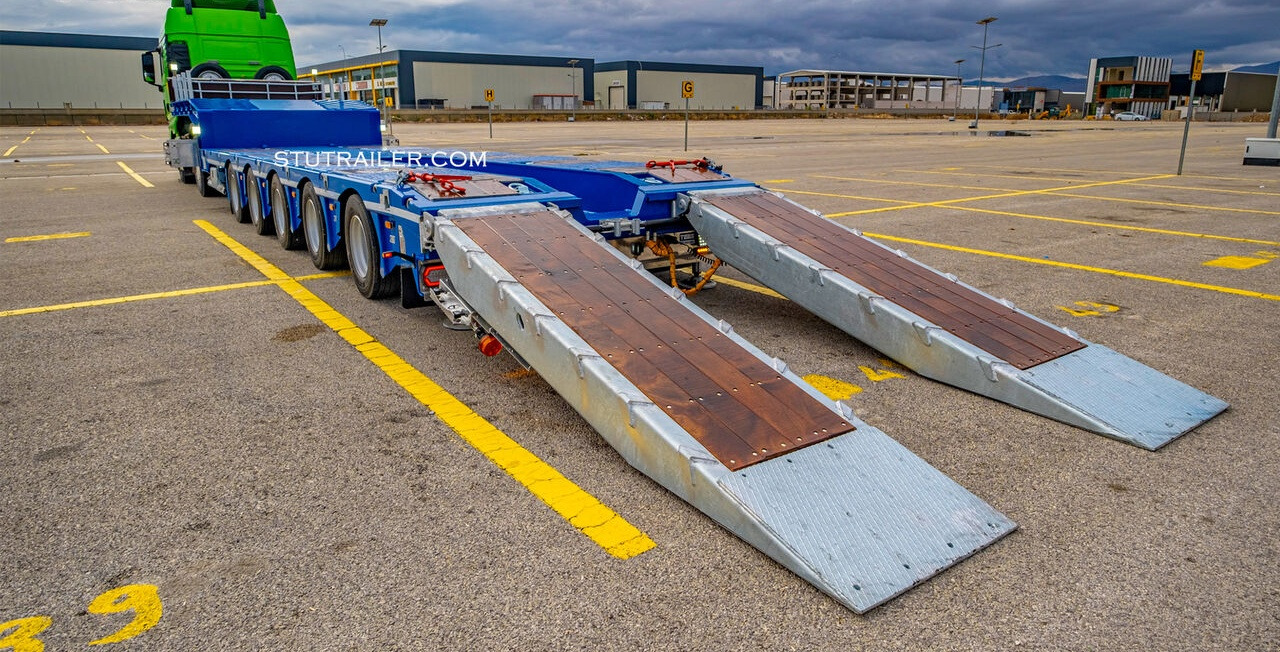 STU 5 Axle Hydraulic Steering Lowbed - Madal platvormpoolhaagis: pilt 2 STU 5 Axle Hydraulic Steering Lowbed - Madal platvormpoolhaagis: pilt 2