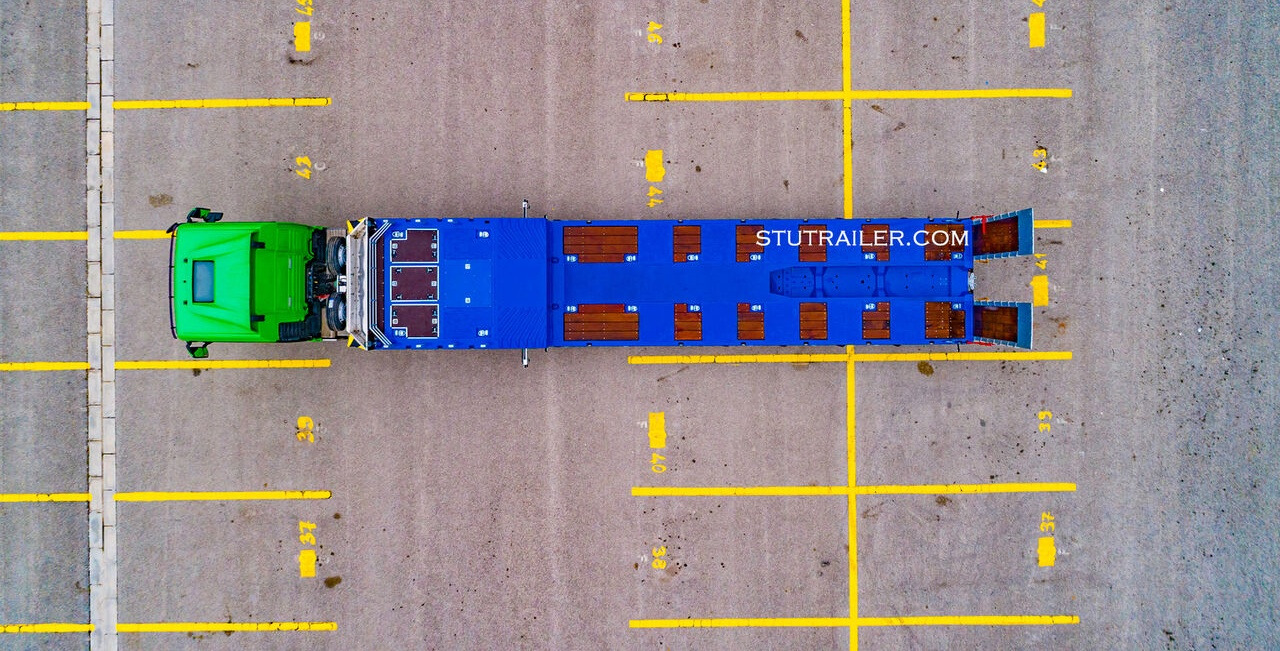 STU 5 Axle Hydraulic Steering Lowbed - Madal platvormpoolhaagis: pilt 3 STU 5 Axle Hydraulic Steering Lowbed - Madal platvormpoolhaagis: pilt 3