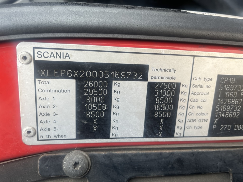 Scania P270 6x2 Curtain side. - Tent veoauto: pilt 5 Scania P270 6x2 Curtain side. - Tent veoauto: pilt 5