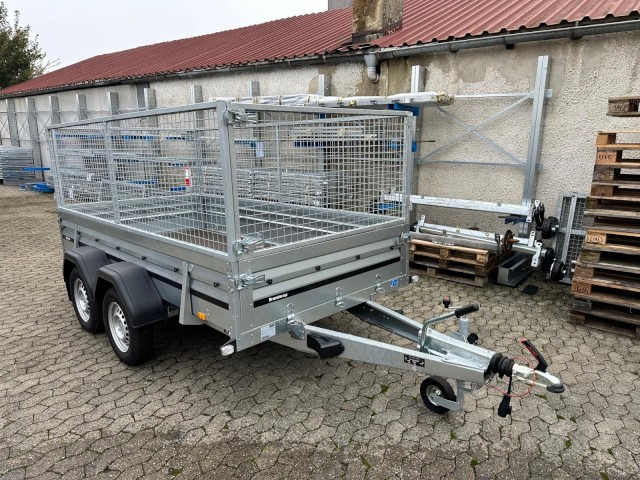 Brenderup Tieflader 2300S Stahl mit Laubgitter, 2,0 to. 3010x1530x400mm - Auto järelhaagis: pilt 1 Brenderup Tieflader 2300S Stahl mit Laubgitter, 2,0 to. 3010x1530x400mm - Auto järelhaagis: pilt 1