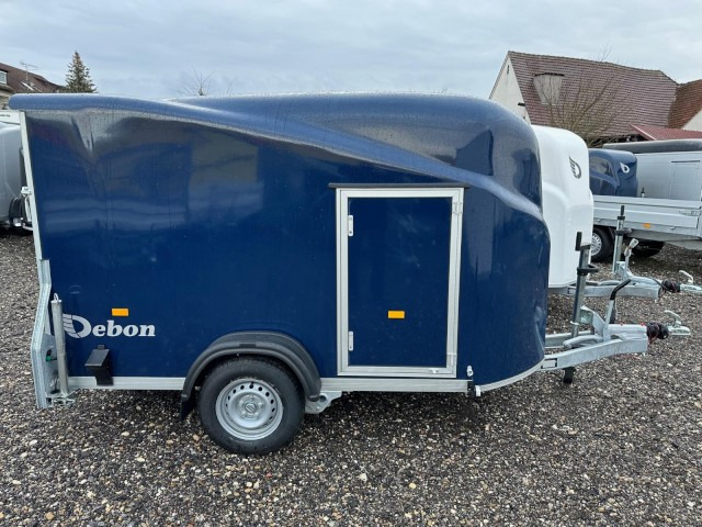 Cheval Liberte Debon Fourgon Cargo 2 Poly + Türe blau 1300 kg, 100 km/h, 300x155x168cm - Furgoonjärelhaagis: pilt 3 Cheval Liberte Debon Fourgon Cargo 2 Poly + Türe blau 1300 kg, 100 km/h, 300x155x168cm - Furgoonjärelhaagis: pilt 3