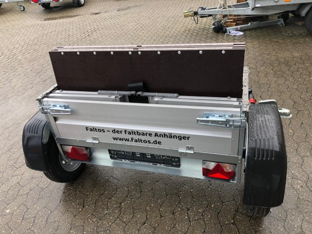 Faltos Tieflader faltbarer Anhänger gebremst, 750 kg, 2420 x 1420 x 300 mm - Auto järelhaagis: pilt 4 Faltos Tieflader faltbarer Anhänger gebremst, 750 kg, 2420 x 1420 x 300 mm - Auto järelhaagis: pilt 4