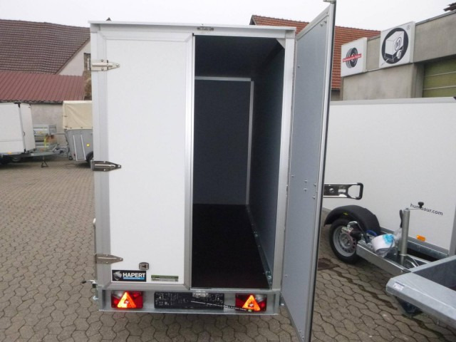 Hapert Sapphire L-1 250x130x180cm, ZG 1,8 to., Koffer Türe - Furgoonjärelhaagis: pilt 3 Hapert Sapphire L-1 250x130x180cm, ZG 1,8 to., Koffer Türe - Furgoonjärelhaagis: pilt 3