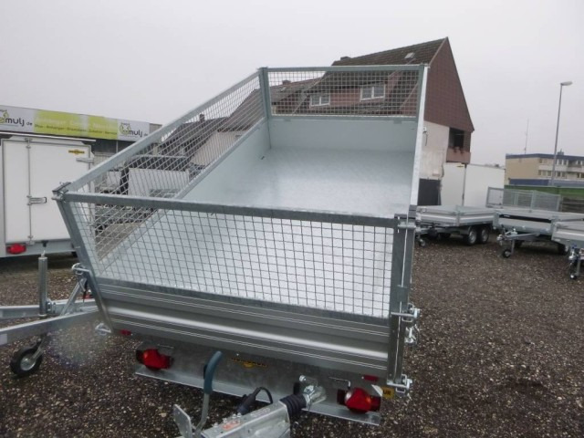 Humbaur 3-Seitenkipper HTK 3000.31 Alu, mit Laubgitteraufsatz, 3140 x 1750 x 350 mm, 3,0 to. - Kalluri järelhaagis: pilt 3 Humbaur 3-Seitenkipper HTK 3000.31 Alu, mit Laubgitteraufsatz, 3140 x 1750 x 350 mm, 3,0 to. - Kalluri järelhaagis: pilt 3