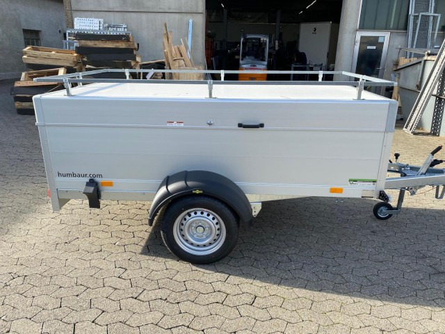 Humbaur HA 132513-5 mit Holz-Alu Deckel mit Reling 1300 kg, 2510 x 1310 x 500mm, 100 km/h - Auto järelhaagis: pilt 4 Humbaur HA 132513-5 mit Holz-Alu Deckel mit Reling 1300 kg, 2510 x 1310 x 500mm, 100 km/h - Auto järelhaagis: pilt 4