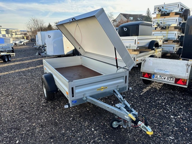 Humbaur HA 132513 mit KV und Holz-Alu Deckel, 1300 kg, 2510 x 1310 x 550mm - Auto järelhaagis: pilt 1 Humbaur HA 132513 mit KV und Holz-Alu Deckel, 1300 kg, 2510 x 1310 x 550mm - Auto järelhaagis: pilt 1