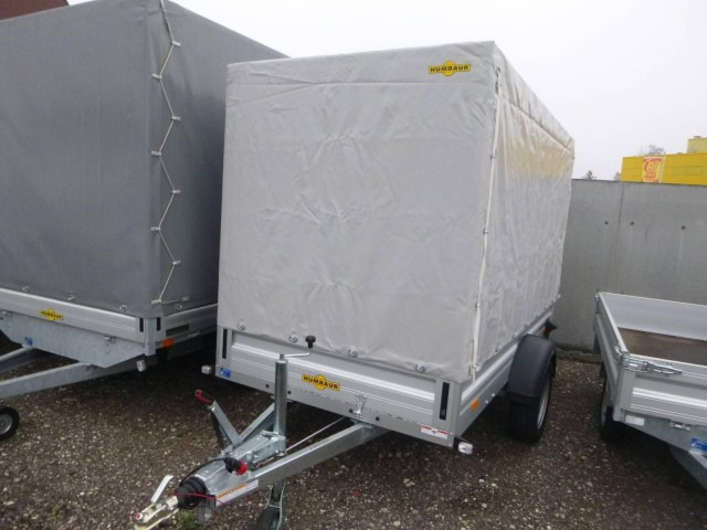 Humbaur HA 133015 mit KV, 1300 kg, 3030 x 1500 x 350 mm mit Hochplane 180 cm - Auto järelhaagis: pilt 1 Humbaur HA 133015 mit KV, 1300 kg, 3030 x 1500 x 350 mm mit Hochplane 180 cm - Auto järelhaagis: pilt 1