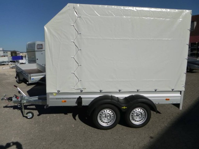 Humbaur HA 203015 mit Plane + Spriegel 200 cm Lichte Höhe, 2,0 to. ZG. 3030 x 1500 x 350 mm - Auto järelhaagis: pilt 3 Humbaur HA 203015 mit Plane + Spriegel 200 cm Lichte Höhe, 2,0 to. ZG. 3030 x 1500 x 350 mm - Auto järelhaagis: pilt 3