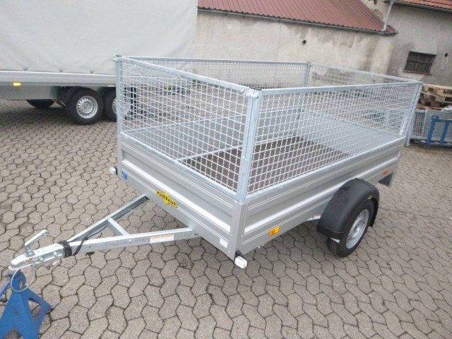 Humbaur HA 752513 mit Laubgitter, 750 kg, 2510 x 1310 x 350 mm - Auto järelhaagis: pilt 1 Humbaur HA 752513 mit Laubgitter, 750 kg, 2510 x 1310 x 350 mm - Auto järelhaagis: pilt 1