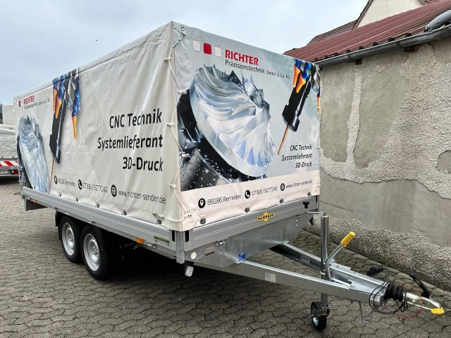 Humbaur HT 253118 Hochlader 2,5 to. mit Hochplane 200 cm, Digitaldruck - Auto järelhaagis: pilt 1 Humbaur HT 253118 Hochlader 2,5 to. mit Hochplane 200 cm, Digitaldruck - Auto järelhaagis: pilt 1