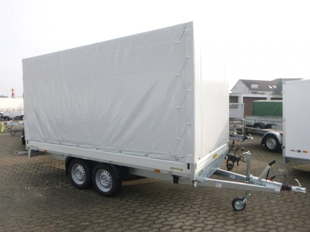 Humbaur HT 254118 Hochlader mit Plane 4100x1850x350mm - Auto järelhaagis: pilt 1 Humbaur HT 254118 Hochlader mit Plane 4100x1850x350mm - Auto järelhaagis: pilt 1