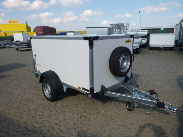 Humbaur Koffer HK 132513-10P, 100 km/h 1,3 t. 2510 x 1310 x 1000 mm - Furgoonjärelhaagis: pilt 1 Humbaur Koffer HK 132513-10P, 100 km/h 1,3 t. 2510 x 1310 x 1000 mm - Furgoonjärelhaagis: pilt 1