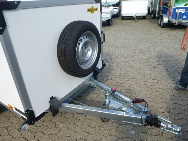 Humbaur Koffer HK 132513-10P, 100 km/h 1,3 t. 2510 x 1310 x 1000 mm - Furgoonjärelhaagis: pilt 2 Humbaur Koffer HK 132513-10P, 100 km/h 1,3 t. 2510 x 1310 x 1000 mm - Furgoonjärelhaagis: pilt 2
