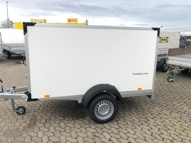 Humbaur Koffer HK 132513-13P, 100 km/h 1,3 t. 2510 x 1310 x 1400 mm - Furgoonjärelhaagis: pilt 4 Humbaur Koffer HK 132513-13P, 100 km/h 1,3 t. 2510 x 1310 x 1400 mm - Furgoonjärelhaagis: pilt 4