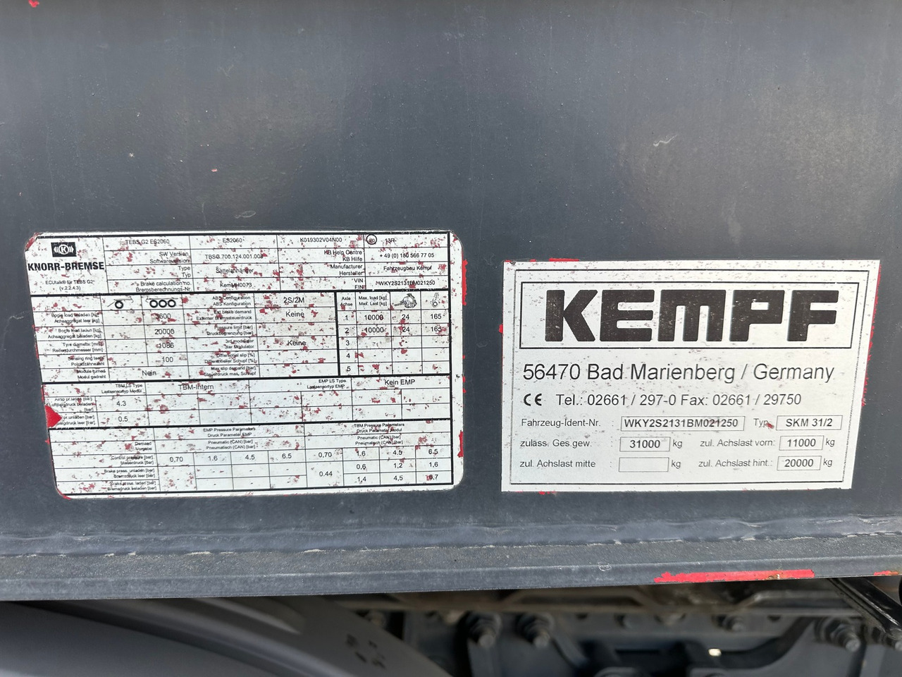 KEMPF SKM 32/1 AB MFK - Kallur-poolhaagis: pilt 3 KEMPF SKM 32/1 AB MFK - Kallur-poolhaagis: pilt 3