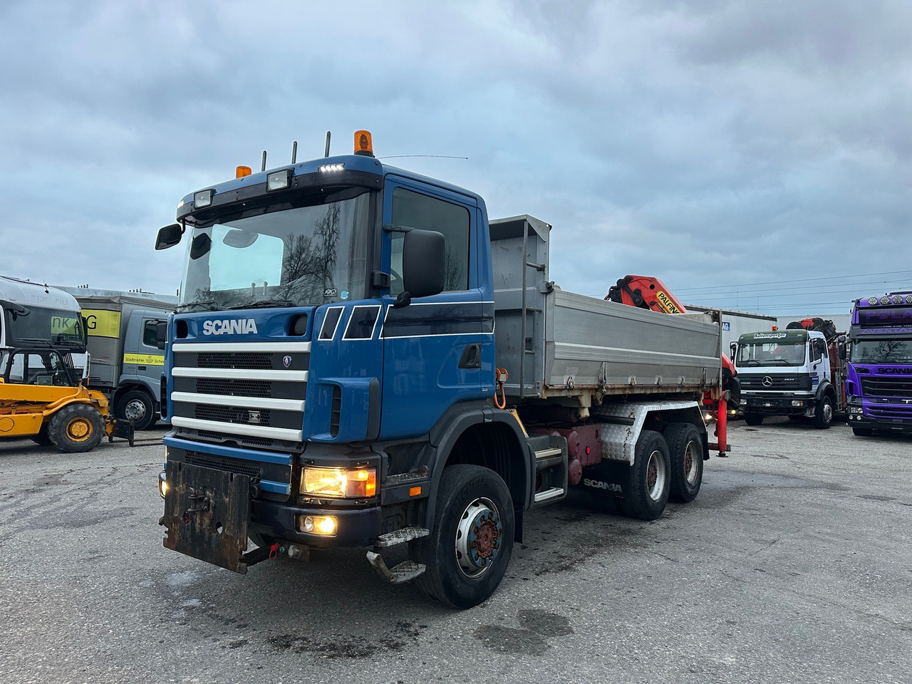 SCANIA R420 6x6 Kran PK16000 - Kallurauto, Kraanaga veoauto: pilt 1 SCANIA R420 6x6 Kran PK16000 - Kallurauto, Kraanaga veoauto: pilt 1