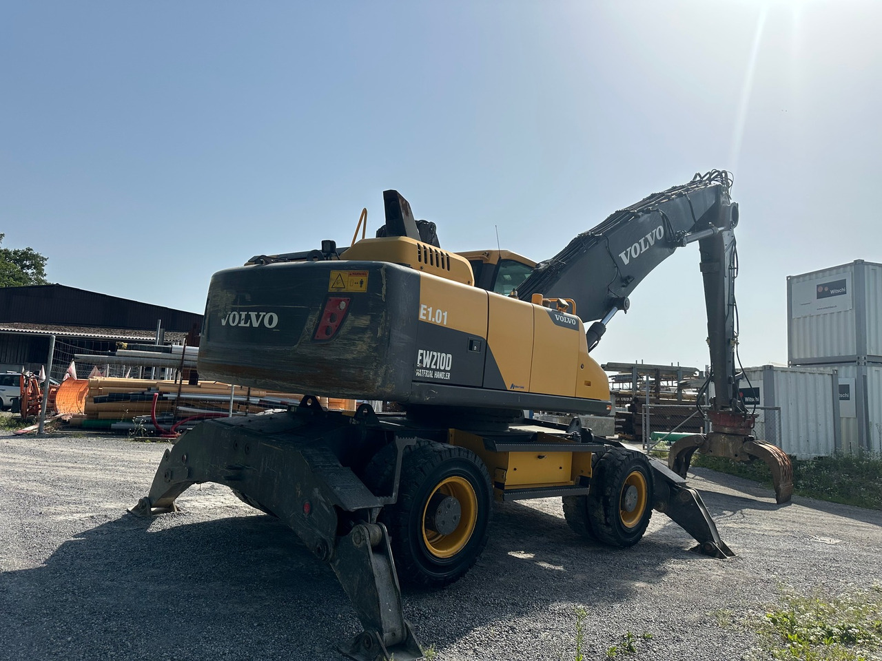VOLVO EW210D Greifer - Ekskavaator: pilt 3 VOLVO EW210D Greifer - Ekskavaator: pilt 3