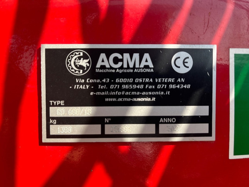Acma GD 680/18 - Heinapalli mähkija: pilt 3 Acma GD 680/18 - Heinapalli mähkija: pilt 3