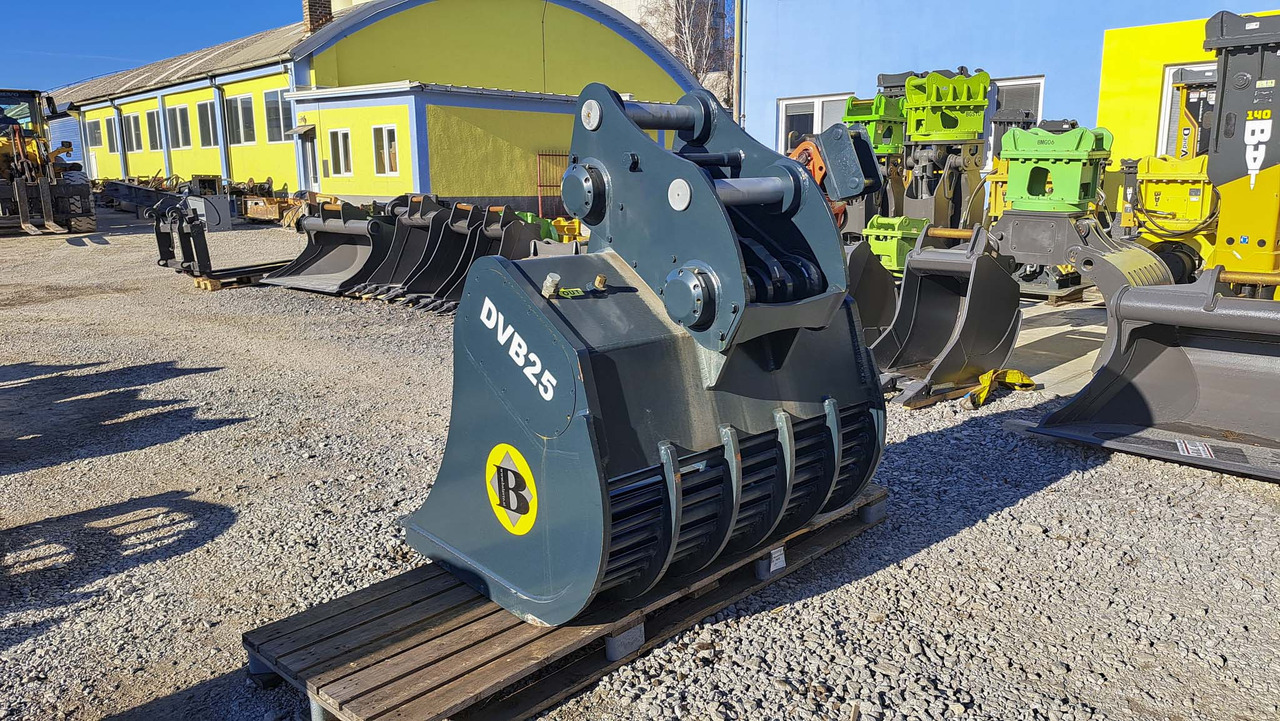 Screening bucket DVB25 1200 mm UNI80 for 18-22 ton excavators - Sorteerimiskopp - Ekskavaator: pilt 2 Screening bucket DVB25 1200 mm UNI80 for 18-22 ton excavators - Sorteerimiskopp - Ekskavaator: pilt 2