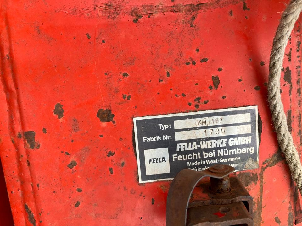Heckmähwerk Fella KM 187 Trommelmäher 1,80m - Niiduk: pilt 5 Heckmähwerk Fella KM 187 Trommelmäher 1,80m - Niiduk: pilt 5